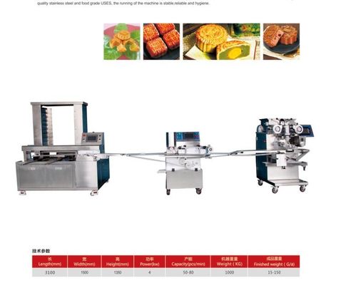 3100*1500mm 2000w Cookie Production Line For Supermarket