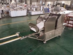 Dây chuyền sản xuất thức ăn dặm cho bé 304SS có máy cắt 220V 1Ph