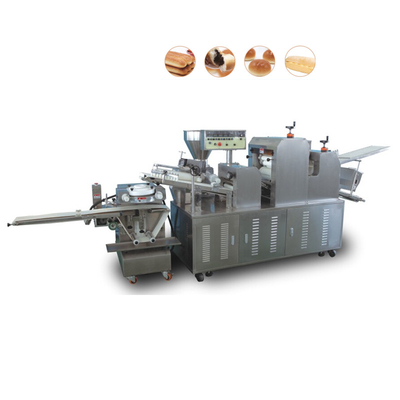 304 thép không gỉ dây chuyền sản xuất bánh mì châu Âu với 6 lưỡi cắt 3.5KW