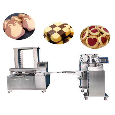 Cute Sweetheart Penguin Panda Bear Cartoon Cookie Production Line Máy sản xuất