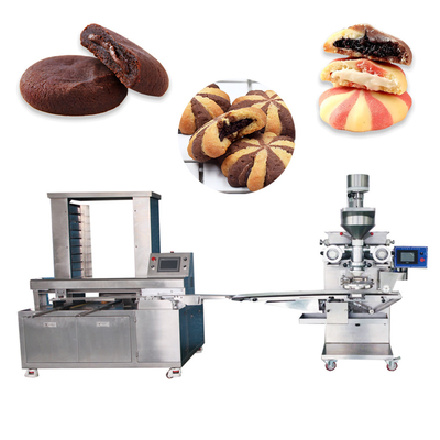 Máy sản xuất bánh quy chất lỏng với bánh đầy sô cô la