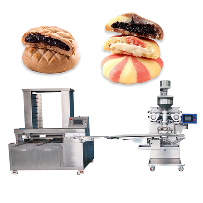 Chocolate Egg York Sand Liquid Filling Cookie Production Line Để làm bánh quy