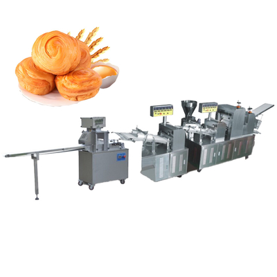 Đường dây sản xuất bánh ngọt tự động với máy cắt