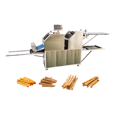 Máy chế tạo đũa bánh Grissini / Máy chế tạo đũa bánh mì pretzel cho thực vật thực phẩm