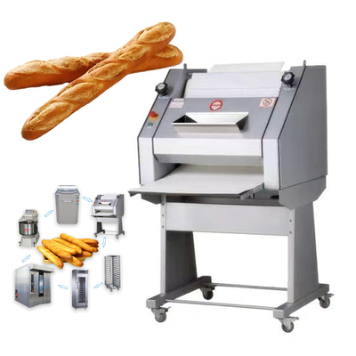 Tự động 380V thép không gỉ công nghiệp bánh mì Pháp Baguette nén