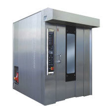 Toàn bộ bằng thép không gỉ 64 khay Lò quay gas cho bánh mì