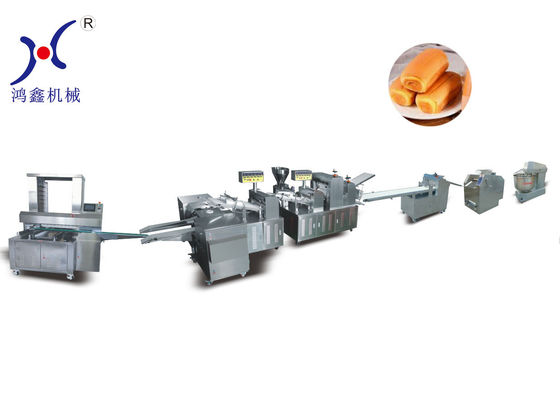 Dây chuyền sản xuất bánh mì hai dây chuyền 4,5KW CE cho các hãng hàng không