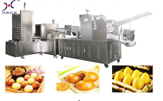 Máy làm bánh mì burger tự động 80 chiếc / phút với PLC Delta