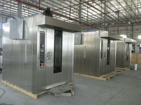 Lò quay động cơ diesel 32 khay với hai xe đẩy sạc miễn phí